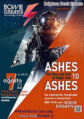 Tributo a david bowie // ashes to ashes  the rise and fall of major tom